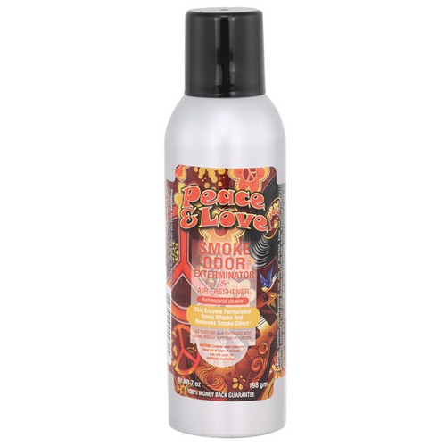 SMOKE ODOR EXTERMINATOR SPRAY 7OZ - PEACE AND LOVE