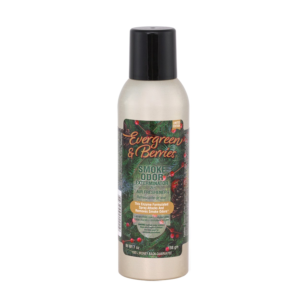 Smoke Odor  7 oz Large Spray Evergreen & Berries 4