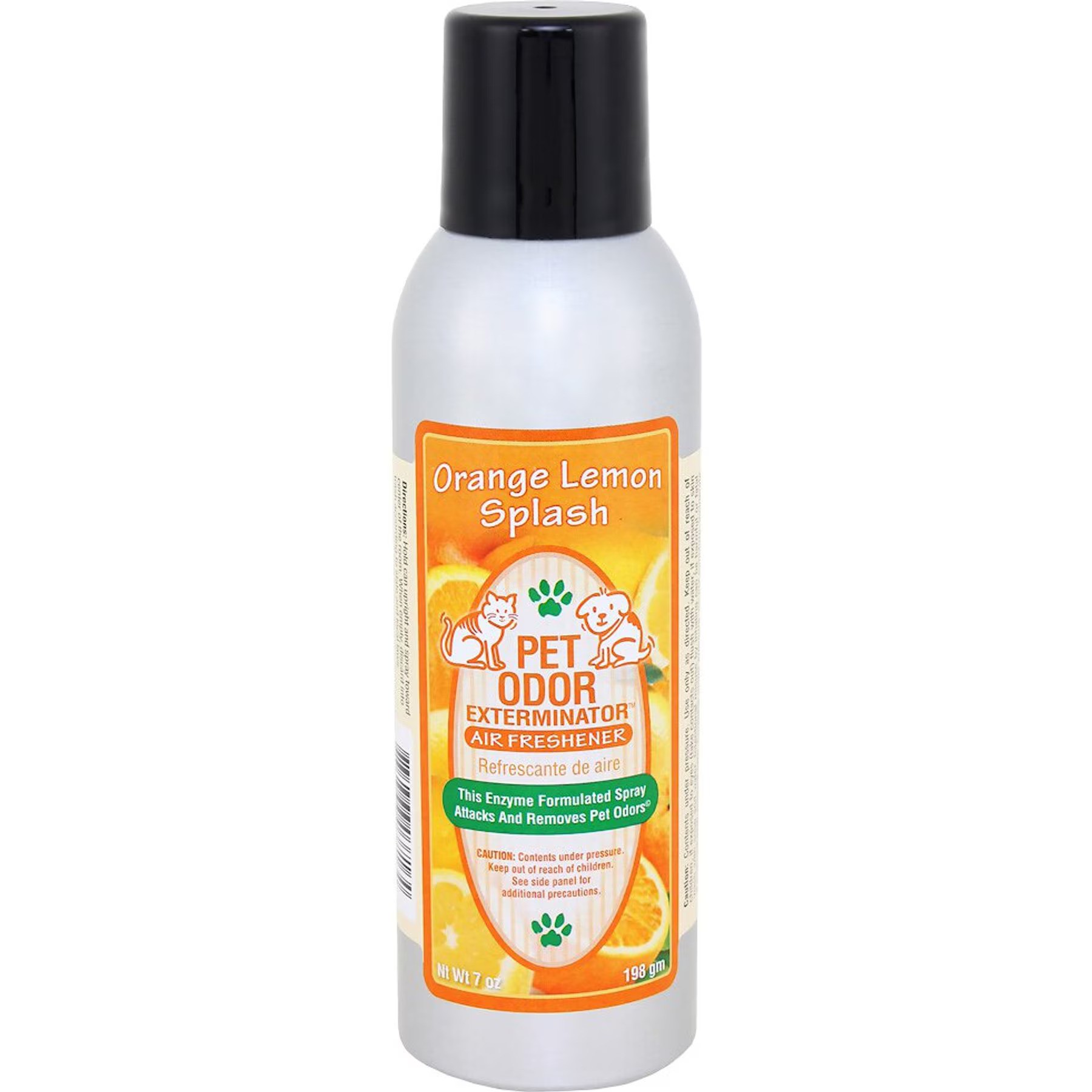 PET ODOR EXTERMINATOR SPRAY 7OZ - ORANGE LEMON SPLASH