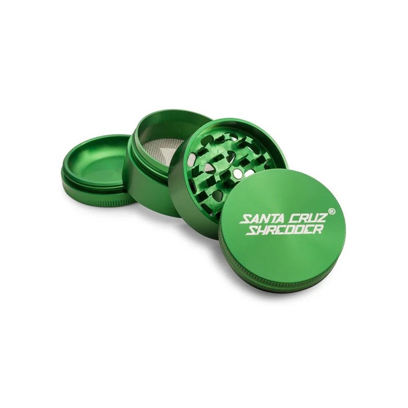 SANTA CRUZ SHREDDER GRINDER MEDIUM 4PC - GREEN