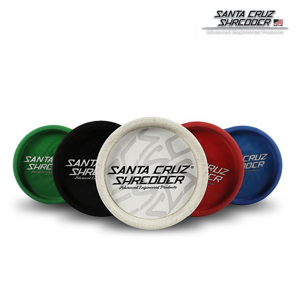 SANTA CRUZ SHREDDER MEDIUM HEMP GRINDER 2PC - ASSTD COLOR