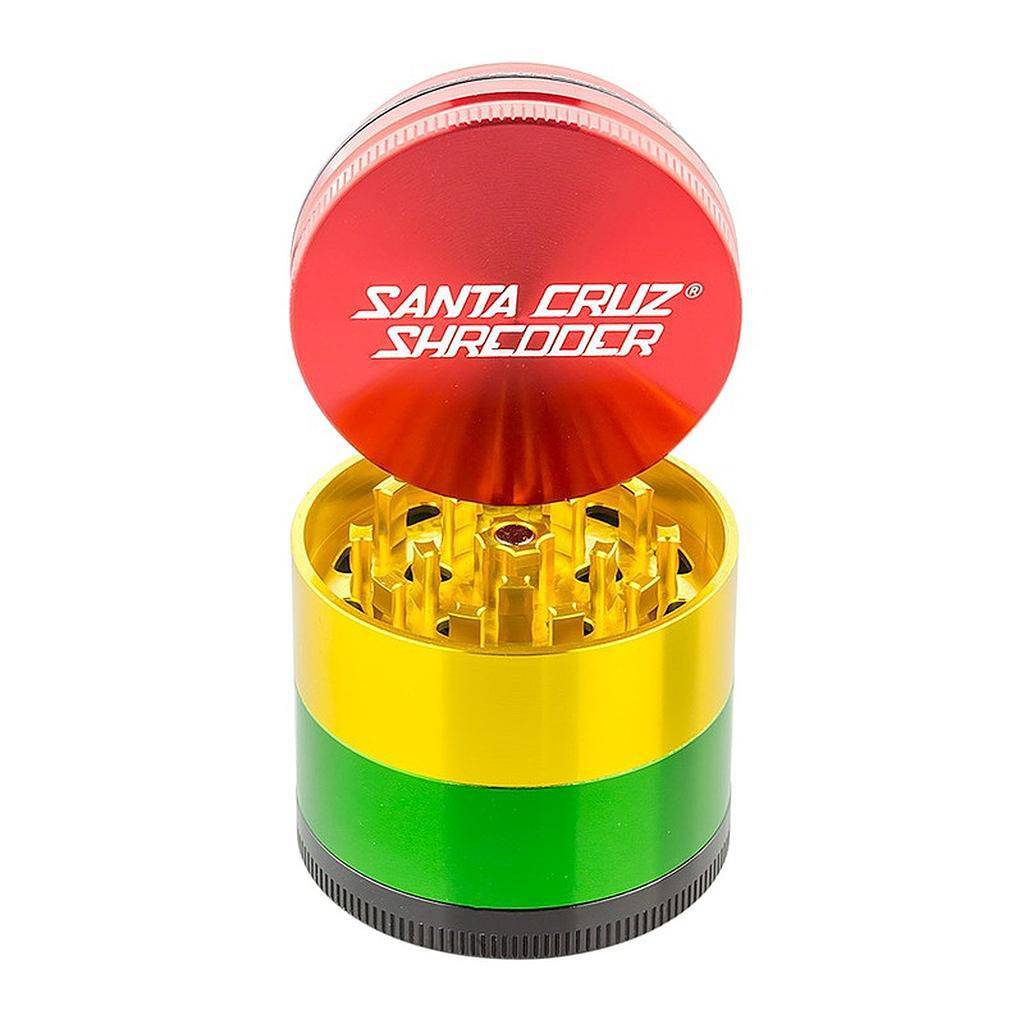 SANTA CRUZ SHREDDER GRINDER MEDIUM 4PC - RASTA