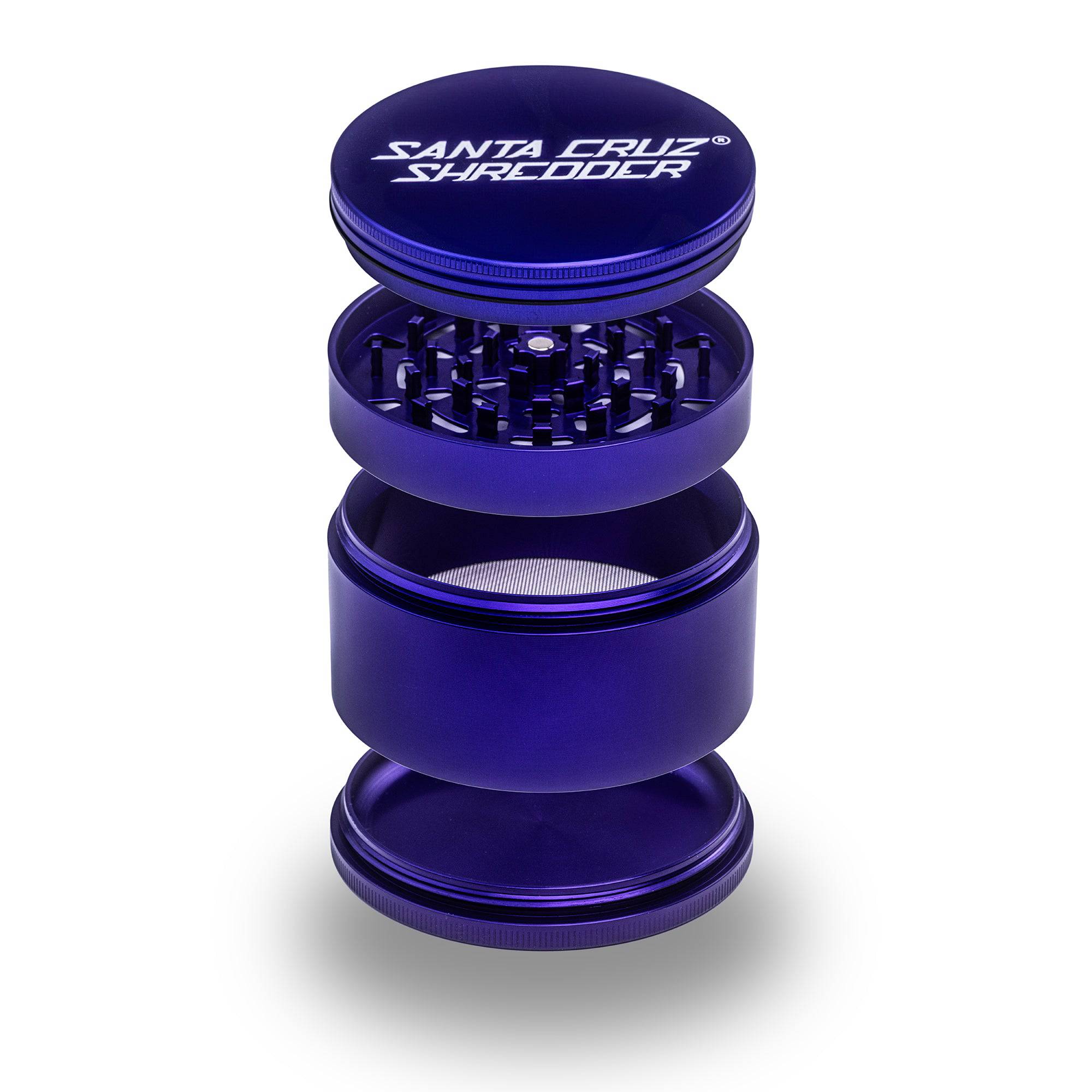 SANTA CRUZ SHREDDER GRINDER LARGE 4PC - BLUE