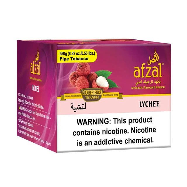 AFZAL 250GM MAX-PERIENCE LYCHEE FLAVOR