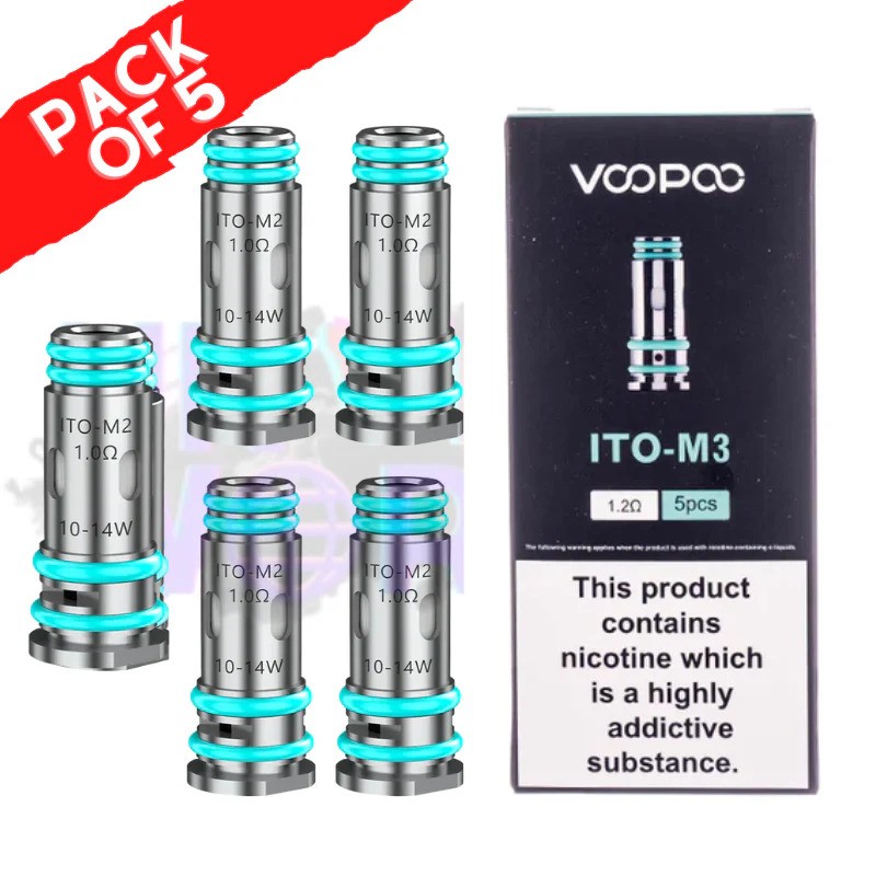 VOOPOO ITO- M3 1.2OHM COILS 5PCS PK