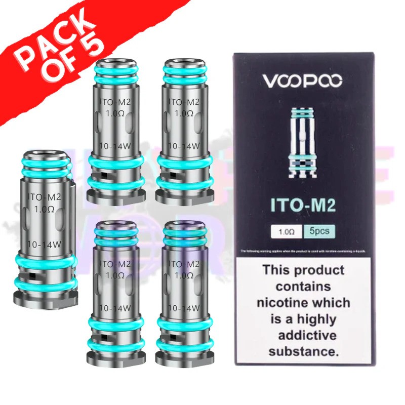 VOOPOO ITO- M2 1.0OHM COILS 5PCS PK