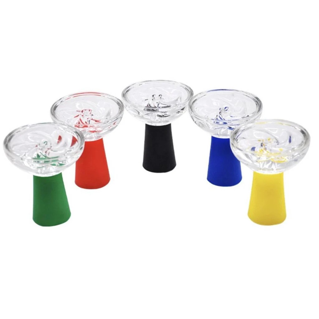 COLORED GLASS BOWL
