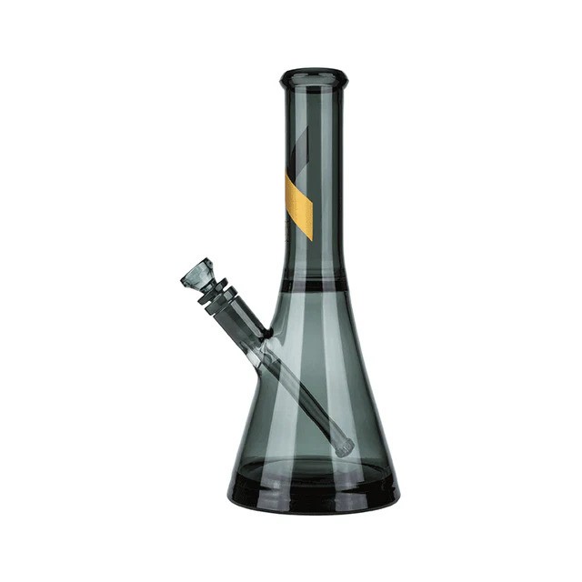 MARLEY NATURAL WATER PIPE SMOKED GLASS GOLD  STRIPE DECAL
