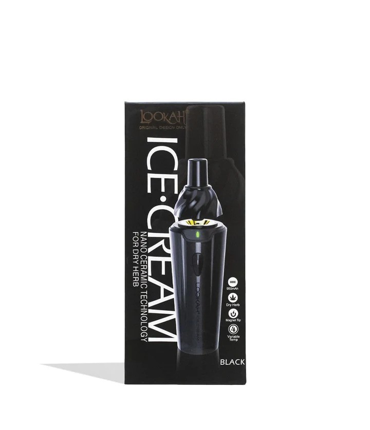 LOOKAH ICE CREAM DRY HERB VAPORIZER - BLACK