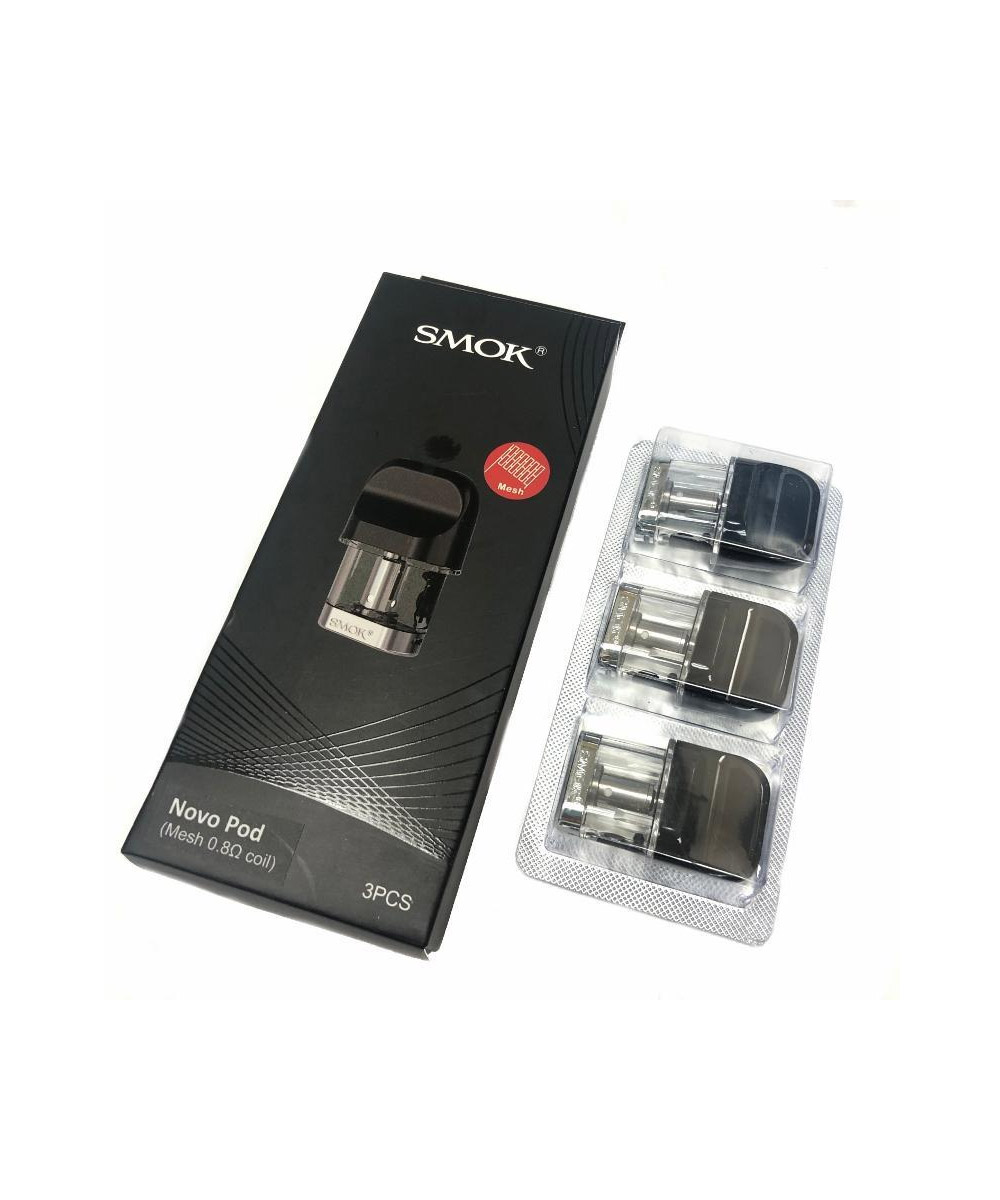 SMOK NOVO 2 CLEAR POD - MESH 0.8 OHM (3PCS)