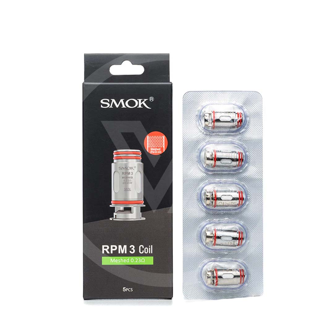 SMOK RPM 3 COIL MESHED 0.23 5PC PK