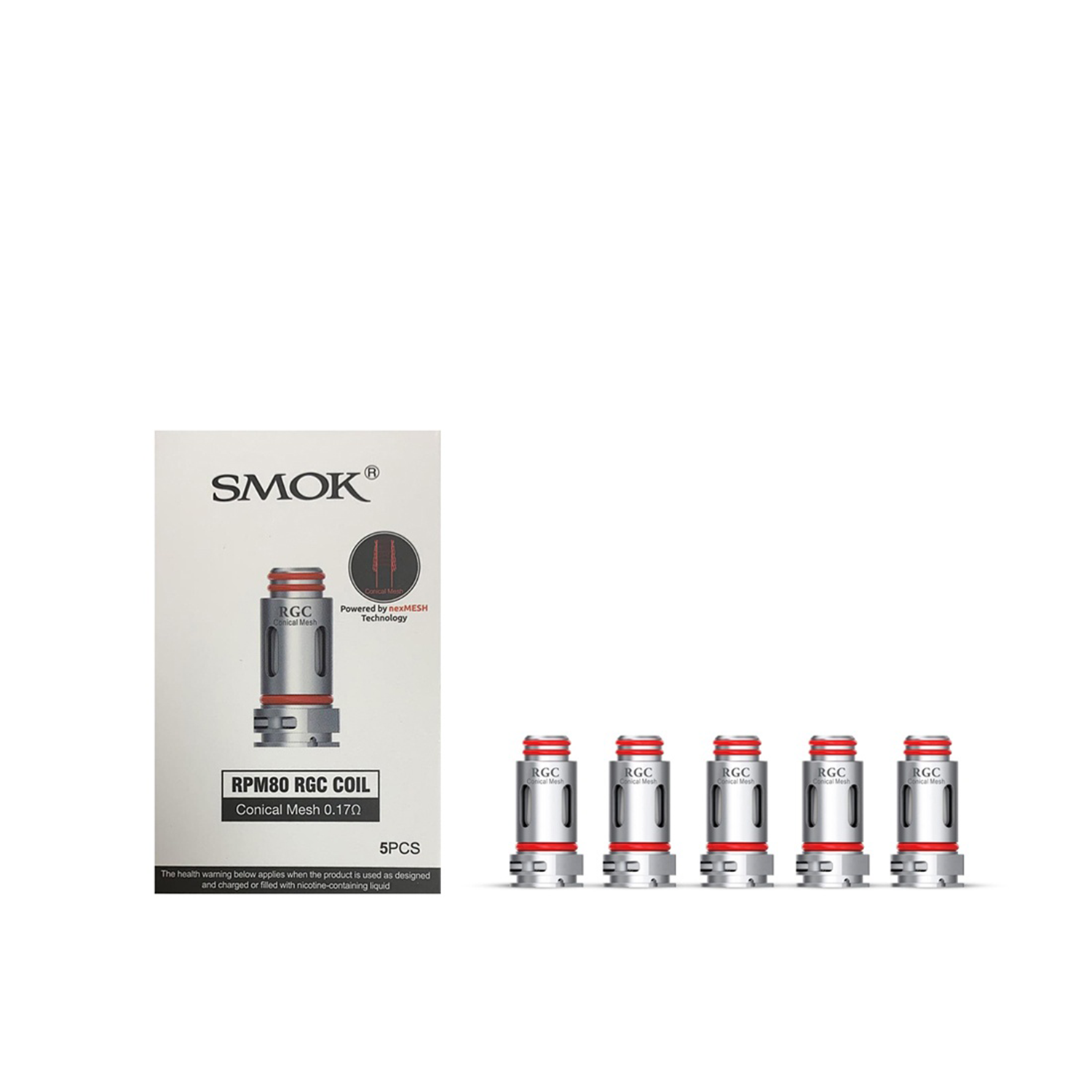 Smok RPM80 RGC Coil - DC 0.60ohm 5 pcs pack