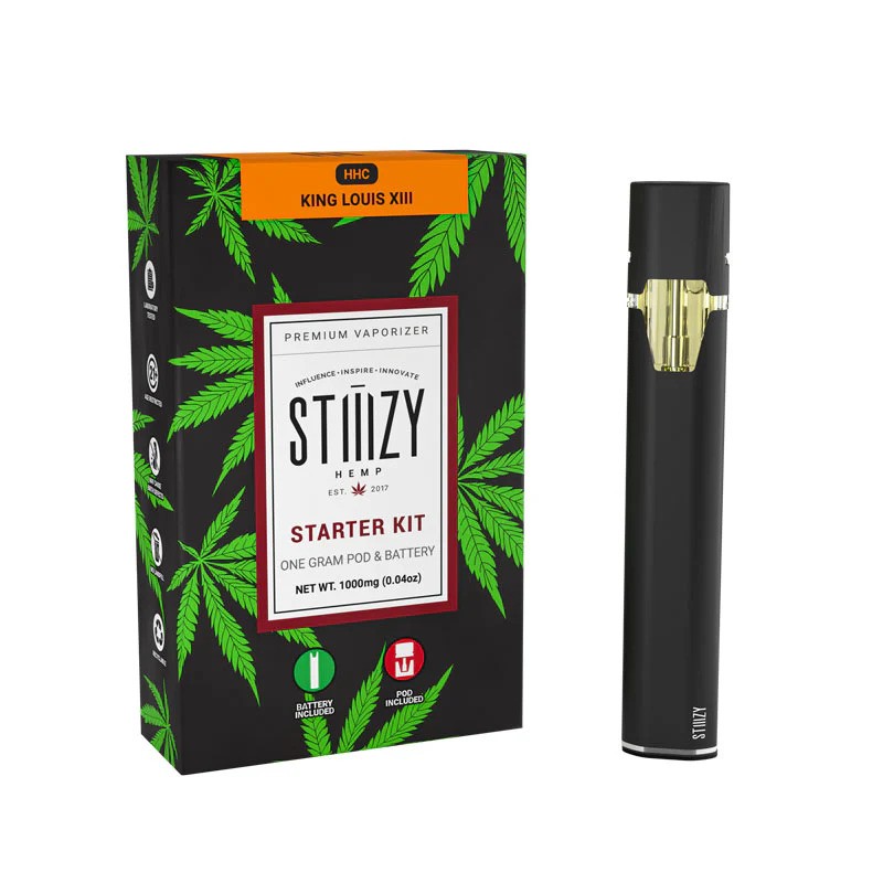STIIIZY STARTER KIT HCC 1GM POD - BRITHDAY CAKE