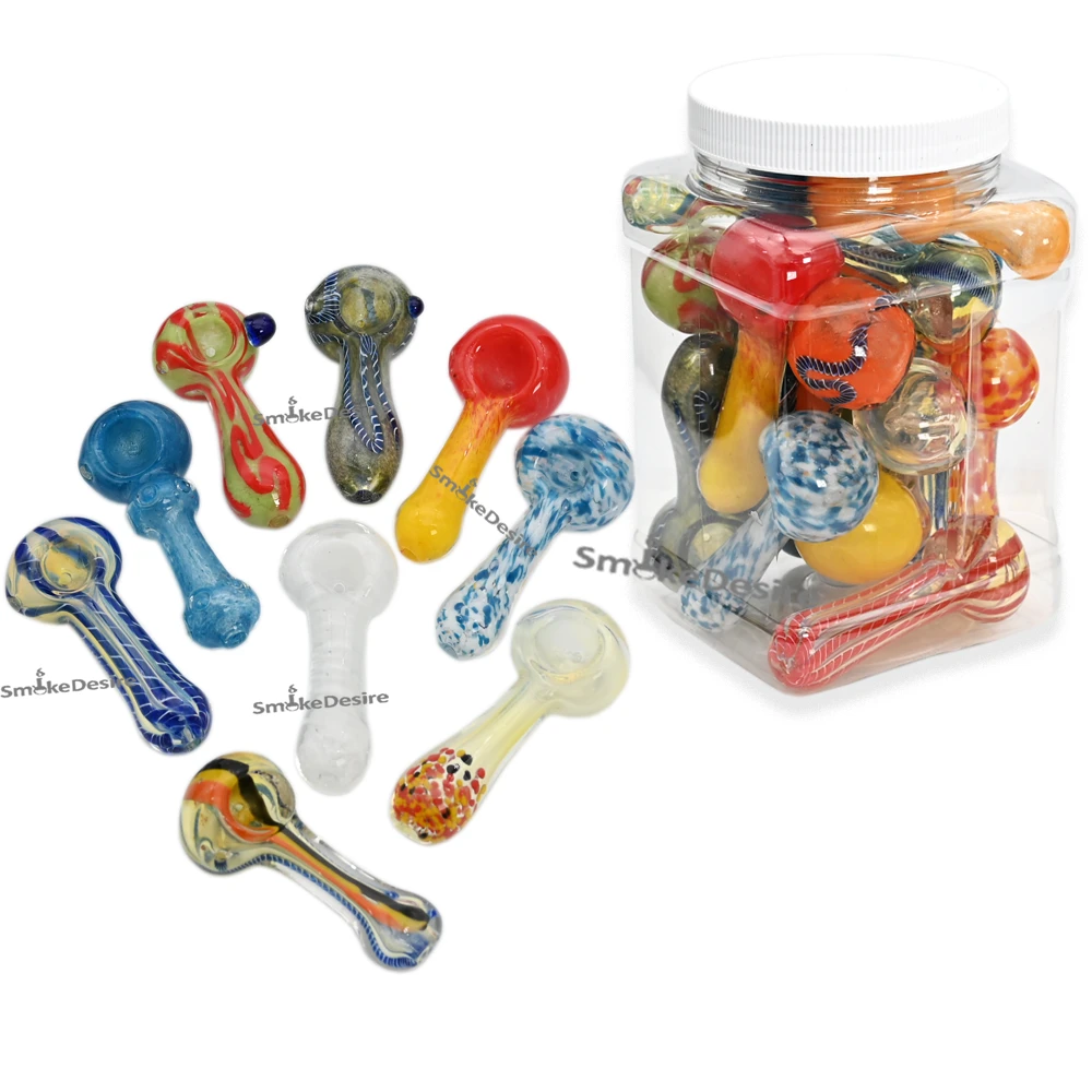 KIT-BR3A-I-O 3 IN LATTICINO SPOON 60 CT JAR -  ASSORTED